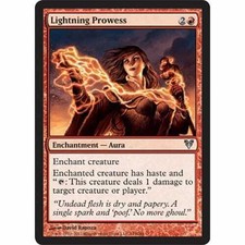 4x MTG: Lightning Prowess - Red Uncommon - Avacyn Restored - AVR - Magic Card