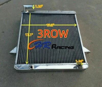 Radiador de aluminio 3 filas para Triumph TR6 2,5 L 1975 1976 MT Foto 1 de 4