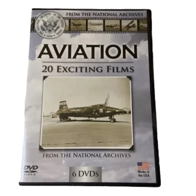 Aviation 20 Exciting Films National Archives Dvd Rare 2010 Vtg - Image 1 of 4