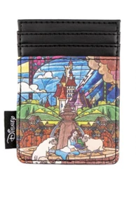 NEW Loungefly Disney Belle Beauty & the Beast Princess Castle Series Cardholder - Picture 1 of 6