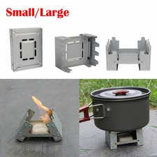 Outdoor Portable Folding Oven Picnic Camping Solid Fuel Alcohol Stove Tool New