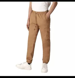 WHITEDUCK Sweatpants for Men - Relaxed Fit Cotton Drawstring Cargo Joggers - Picture 1 of 7