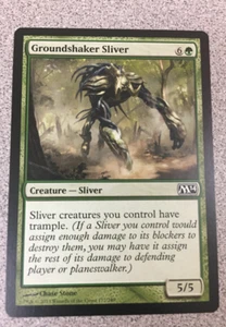 MTG - GROUNDSHAKER SLIVER 1X - MAGIC 2014 - COMMON - CREATURE - NM - MTG - Picture 1 of 2