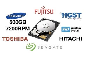 500GB 7200RPM 2.5" Seagate/WD/HGST/Samsung SATA HDD Hard Drive PC LAPTOP PS3 PS4 - Picture 1 of 1