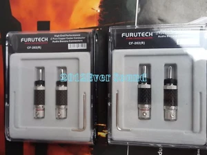 4x Furutech CF-202(R) Kupfer Rhodium Lautsprecherkabel Kohlefaser Bananenstecker - Bild 1 von 5