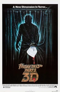FRIDAY THE 13TH  PART 3 3D 1982 Original SS 27x41" US One Sheet Movie Poster - Picture 1 of 6