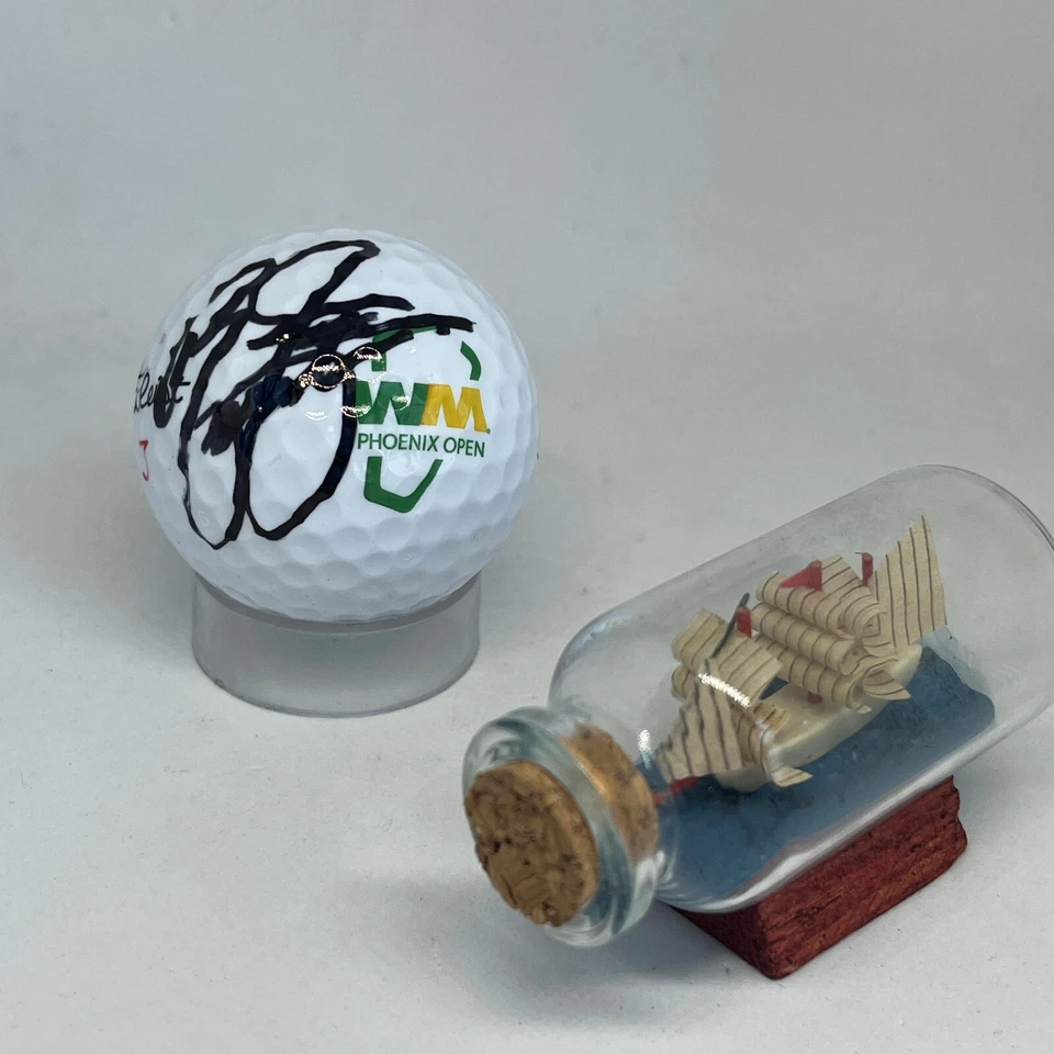 Rickie Fowler signed Waste Management Logo Golf Ball JSA COA PGA Auto A3595 - Image 1 of 1