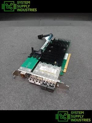 EMC EMULEX 16GB QUAD PORT FC HBA With SFP P/N LPE16304-M-E - Image 1 of 3