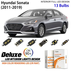 Kit de luces interiores LED para Hyundai Sonata 2011-2019 bombillas domo (se adapta sin techo solar) - Imagen 1 de 9