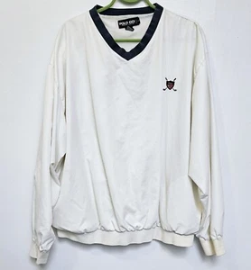 Polo Golf Ralph Lauren Vintage Golf V-Neck Pullover Windbreaker Jacket Size XXL - Picture 1 of 10