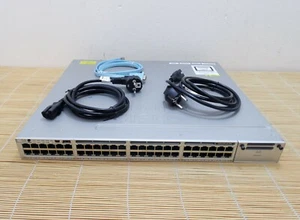 Cisco WS-C3850-48U-S Stackable 48x1G Eth UPOE IP Base feature set switch 2x PWR - Bild 1 von 1
