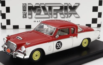 wonderful resin-modelcar  1/43 - STUDEBAKER POWER HAWK #55 TULIP RALLYE NL 1956 - Image 1 of 4
