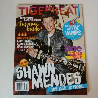 Tiger Beat Liam Payne Riverdale Shawn Mendes Sep/Oct 2017 Magazine Foto 1 de 4