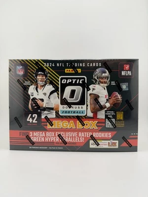 2024 Panini Donruss Optic NFL Football Mega Box GREEN HYPER Parallels - Image 1 of 2