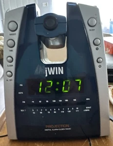 jWIN JL-707 Alarm Clock & AM/FM Radio Plus Time Projection - Picture 1 of 5