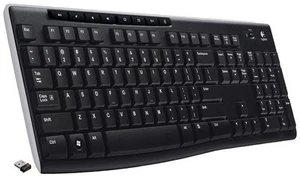 LOGITECH K270 Papan Kekunci Wayarles USB Hitam - Picture 1 of 2