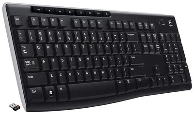 LOGITECH K270 Papan Kekunci Wayarles USB Hitam - Image 1 of 2
