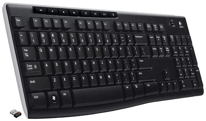 LOGITECH K270 Papan Kekunci Wayarles USB Hitam - Image 1 of 2