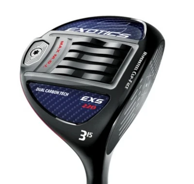 Tour Edge Exotics EXS 220 15* 3 Wood Stiff -0.50 Project X Evenflow Black 75 VG - Image 1 of 4