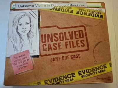 Unsolved Case Files Jane Doe Del Fuego Island Fire 2023 Murder Mystery Game  - Image 1 of 4