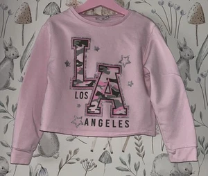 Girls Age 7 (6-7 Years) Matalan Cropped Sweater Top - Picture 1 of 2