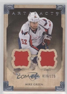2013-14 Upper Deck Artifacts Jersey/Jersey /125 Mike Green #65 - Image 1 of 2