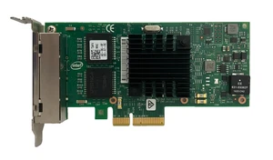 Czteroportowa karta sieciowa Ethernet Dell Intel I350-T4 0T34F4 niskoprofilowa - Zdjęcie 1 z 3