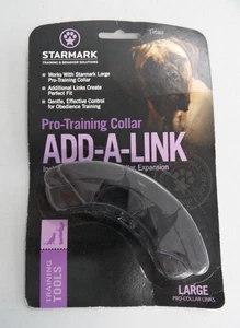 Collar de entrenamiento profesional Starmark extensión Add-A-Link grande 3 eslabones - ¡Nuevo en paquete! - Imagen 1 de 2
