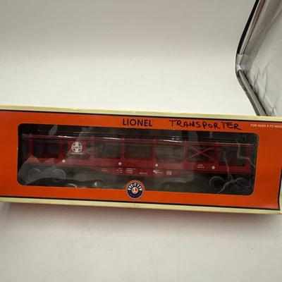 LIONEL 6-26097 O GAUGE SANTA FE AUTO CARRIER #89474 IN BOX - NM EX+ - Image 1 of 4
