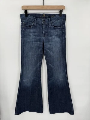 7 For All Mankind Women’s Super Flare Jeans Size 26 Ibiza Dark Wash - Image 1 of 4