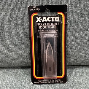 X-ACTO X223 Nr. 23 Double Edge Klingen (5 Klingen) - New Old Stock - Neu! - Bild 1 von 9