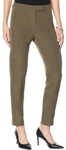 G Giuliana The G Trouser Dark Olive Eye Hook & Button Closure. Woman's Size 8 - Picture 1 of 8