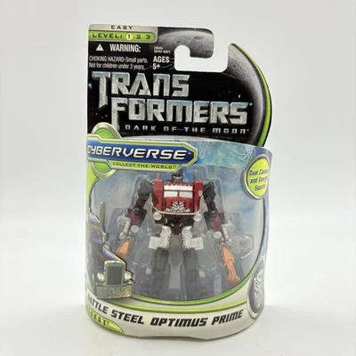 Transformers BATTLE STEEL OPTIMUS PRIME 3.5" Action Figure Dark Of The Moon 2010 - Image 1 of 4