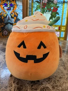 Squishmallows 12" Lester Pumpkin Spice Latte #1906 Fall Plush NWT - Picture 1 of 14