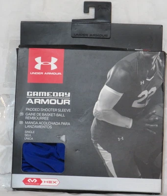 UNDER ARMOUR MCDAVID HEX GAMEDAY AZUL ADULTO L ACOLCHADO CODO MANGA BALONCESTO NUEVO Foto 1 de 3