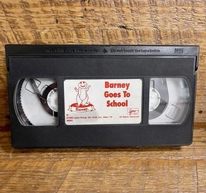 Barney - Barney Goes to School VHS 1990 Classic Favorite TAPE ONLY - Picture 1 of 3