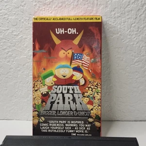 South Park: Bigger, Longer & Uncut (VHS/VCR Tape, 1999) Animated Musical Comedy - Picture 1 of 6