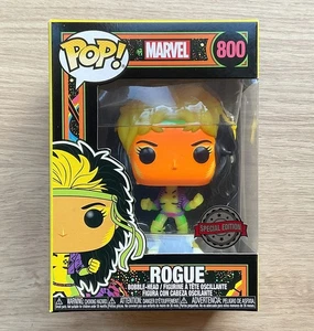 Funko Pop Marvel Rogue Black Light #800 + Protector Gratis - Imagen 1 de 6