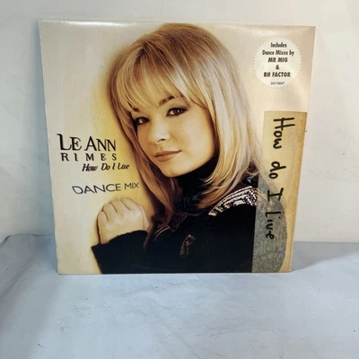 LEANN RIMES How Do I Live 12” SINGLE W/HYPE STICKER  Foto 1 de 4