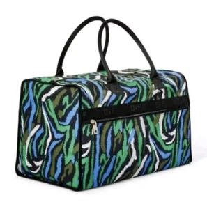 Diane von Furstenberg X Target Disco Zebra grün Weekender Tasche Reisetasche DVF - Bild 1 von 12