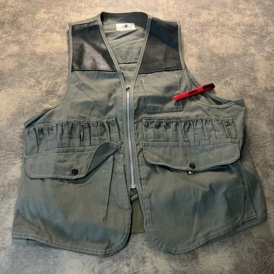 Black Sheep Hunting Vest Size L Green Trap Shooting Skeet VTG *SEE DAMAGE* - Image 1 of 4