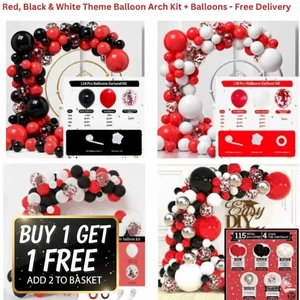 Balloon Arch Kit + Balloons Garland Birthday Wedding Party Baby Shower Decors UK - Picture 1 of 6