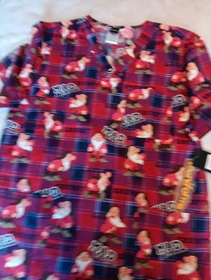 Cherokee Uniform Tooniforms Disney Seven Dwarves Grumpy Men Size M NWT - Image 1 of 4