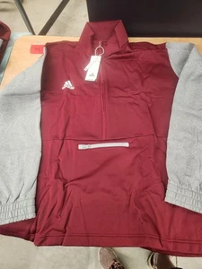 Adidas Quarter Zip Pullover Mens 3xl. Color Maroon. Retail Price $65 - Picture 1 of 5