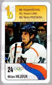 1998-99 Czech Bonaparte National Team #1D Milan Hejduk