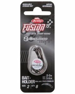 Berkley 1405828 FSN19BH2 Fusion19 Bait-holder Hooks Size 2 8 pack & Storage Case - Picture 1 of 3