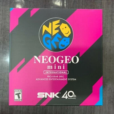 NEOGEO Mini International Classic Edition SNK 40th Anniversary Brand New Sealed - Image 1 of 4