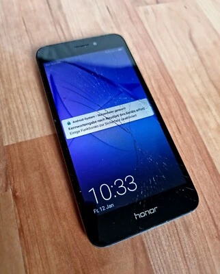 Huawei Honor 6A DLI-L22 in silbergrau ( defekt ) - Bild 1 von 2