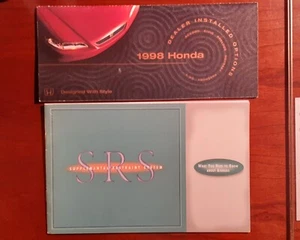 1998 Honda Civic Owners manual, Dealer Installed Option, SRS, Warranty brochures - Bild 1 von 3