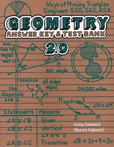 Teaching Textbooks Geometry 2.0 Answer Key &Test Bank - Very Good - Picture 1 of 1